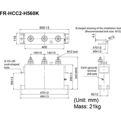 MITSUBISHI - FR-HCC2-H560K