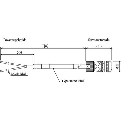 MITSUBISHI - SC-BKC1CBL10M-L