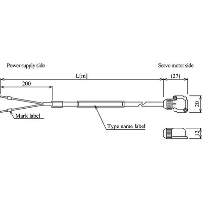 MITSUBISHI - SC-BKS1CBL8M-A1-L