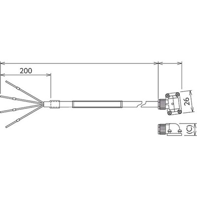 MITSUBISHI - SC-PWS1CBL10M-A1-H