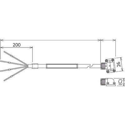 MITSUBISHI - SC-PWS3CBL5M-A2-L