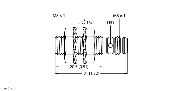 TURCK - 4672440 - BI1.5-EG08K-AP6X-V1131