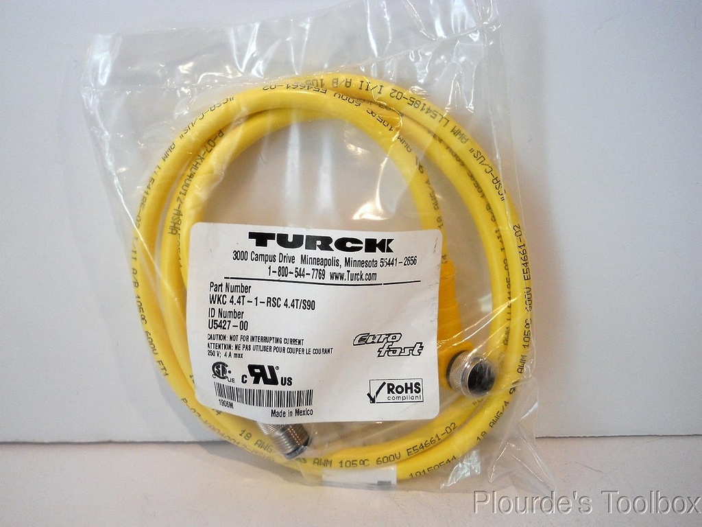 TURCK - U5427-00 - WKC 4.4T-1-RSC 4.4T/S90