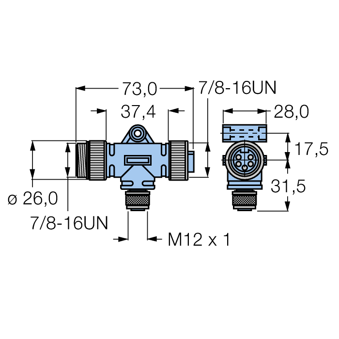 TURCK - U0142 - RSM FKM RKM 57